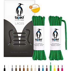 biped LACES 2 pares de cordões redondos de algodão ø 3,5 mm cordões de qualidade resistentes a rasgões para sapatos de couro, botas, sapatilhas de desporto fabricados na UE z2901, verde biped LACES 2 pares de cordões redondos de algodão ø 3,5 mm cordões de qualidade resistentes a rasgões para sapatos de couro, botas, sapatilhas de desporto fabricados na UE z2901, verde