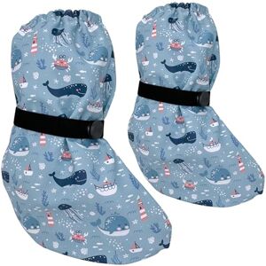 HECKBO Botas de chuva para bebés sem forro polar 2 tamanhos 6 a 24 meses, Mare HECKBO Botas de chuva para bebés sem forro polar 2 tamanhos 6 a 24 meses, Mare