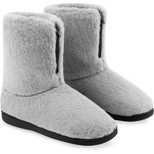 CityComfort Chinelos Botas para Mulher Casa, Antiderrapantes, Presentes para Mulheres Natal, Chinelos de Casa para Mulher Tamanhos 36 a 41, cinzento, 40 UE CityComfort Chinelos Botas para Mulher Casa, Antiderrapantes, Presentes para Mulheres Natal, Chinelos de Casa para Mulher Tamanhos 36 a 41, cinzento, 40 UE