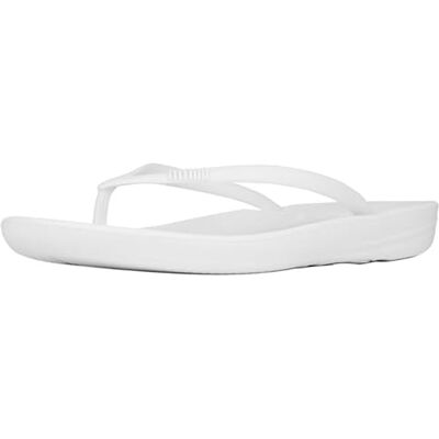 Fitflop IQUSHION TM Ergonomic Flipflop Urban White Women 8 Fitflop IQUSHION TM Ergonomic Flipflop Urban White Women 8