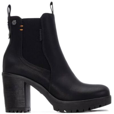 REFRESH Botas Shelsea mulher Calçado confortável e versátil moda casual REFRESH Botas Shelsea mulher Calçado confortável e versátil moda casual