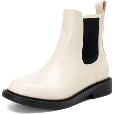 DREAM PAIRS Botas de tornozelo para meninas com fecho de correr lateral botins Chelsea de salto baixo sapatos modernos para meninas pequenas/meninos / grandes Cremallera interior, plantilla látex, suela ligera, suela antideslizante, estilo Chelsea. DREAM PAIRS Botas de tornozelo para meninas com fecho de correr lateral botins Chelsea de salto baixo sapatos modernos para meninas pequenas/meninos / grandes Cremallera interior, plantilla látex, suela ligera, suela antideslizante, estilo Chelsea.