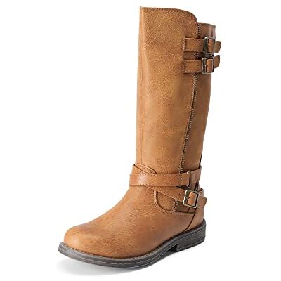 DREAM PAIRS Kids botas menina neve com forro quente botas inverno de sola antiderrapantes menina, Bronze DREAM PAIRS Kids botas menina neve com forro quente botas inverno de sola antiderrapantes menina, Bronze