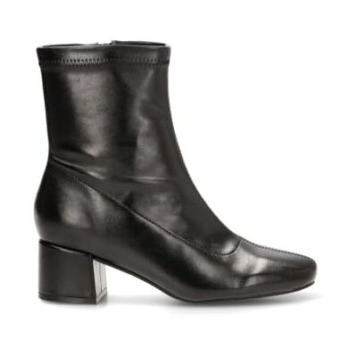 Etika Botas de Salto Largo para Mulher, Bota Estilo Chelsea com Painel Elástico e Zíper, Salto Confortável de 5cm, Modelo 32014 Forro textil, planta sintética y Zip lateral en un botín de caña al tobillo con tacón medio de bloque. Etika Botas de Salto Largo para Mulher, Bota Estilo Chelsea com Painel Elástico e Zíper, Salto Confortável de 5cm, Modelo 32014 Forro textil, planta sintética y Zip lateral en un botín de caña al tobillo con tacón medio de bloque.