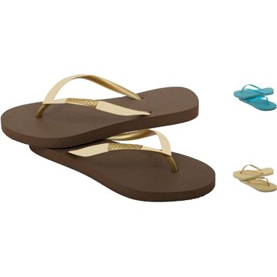 CRESSI Infradito Marbella castanho/dourado 35/36 mod.2 CRESSI Infradito Marbella castanho/dourado 35/36 mod.2