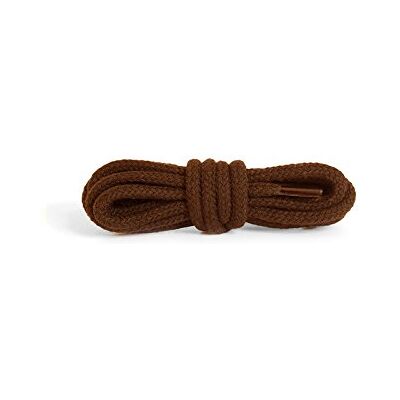 Kaps Cordões grossos redondos, 5-6 mm de diâmetro, cordões duráveis de 100 % algodão para calçado casual, fabricados na Europa, 1 par, muitas cores e comprimentos Kaps Cordões grossos redondos, 5-6 mm de diâmetro, cordões duráveis de 100 % algodão para calçado casual, fabricados na Europa, 1 par, muitas cores e comprimentos
