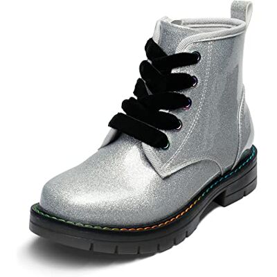 DREAM PAIRS Botas de Neve de Inverno para Crianças Botas Militares com Atilhos Multicoloridas para Meninos e Meninas DREAM PAIRS Botas de Neve de Inverno para Crianças Botas Militares com Atilhos Multicoloridas para Meninos e Meninas