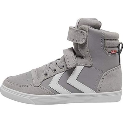 hummel Slimmer Stadil Leather High Jr, sapatilhas unissexo para crianças hummel Slimmer Stadil Leather High Jr, sapatilhas unissexo para crianças