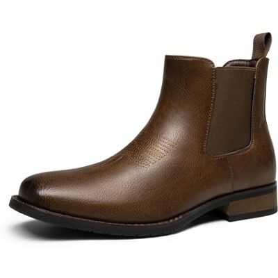 Bruno Marc Botas Chelsea masculinas Botas Botins Botas com Sola de Borracha Bruno Marc Botas Chelsea masculinas Botas Botins Botas com Sola de Borracha