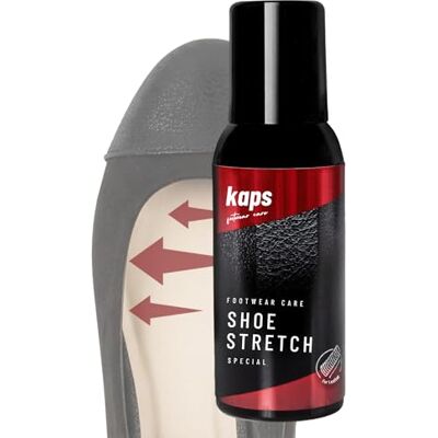 Kaps Spray Dilatador Espuma para Sapatos de Pele Amacia Sapatos Rígidos e Elimina Pontos de Pressão Esticador de Botas Ideal para Calçado Novo Kaps Spray Dilatador Espuma para Sapatos de Pele Amacia Sapatos Rígidos e Elimina Pontos de Pressão Esticador de Botas Ideal para Calçado Novo