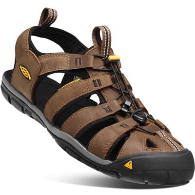 KEEN Homem CLEARWATER CNX Sandália, Castanho Dark Earth Black couro, 47,5 UE KEEN Homem CLEARWATER CNX Sandália, Castanho Dark Earth Black couro, 47,5 UE