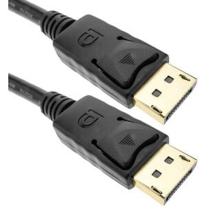 Cable Technologies Cabo DisplayPort para Display Port 1.2 com resolução de vídeo 4K de 60Hz, suporta até 21,6 Gbps, DSC1.1, 4K@60HZ, compatível com PC, monitor, TV, Gaming Monitor, 1,6 metros preto Cable Technologies Cabo DisplayPort para Display Port 1.2 com resolução de vídeo 4K de 60Hz, suporta até 21,6 Gbps, DSC1.1, 4K@60HZ, compatível com PC, monitor, TV, Gaming Monitor, 1,6 metros preto