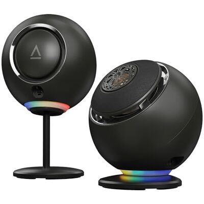 Creative Pebble Nova Altifalantes Premium 2.0 com USB-C, Bluetooth 5.3 e iluminação RGB personalizável, áudio por USB e porta para auriculares, para PC e Mac (preto) Creative Pebble Nova Altifalantes Premium 2.0 com USB-C, Bluetooth 5.3 e iluminação RGB personalizável, áudio por USB e porta para auriculares, para PC e Mac (preto)