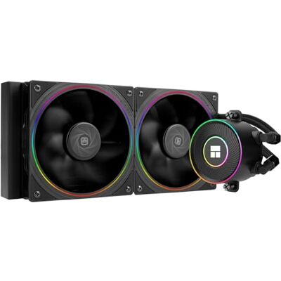 TR Thermalright Aqua Elite 240 V5 ARGB Refrigerador líquido para CPU, refrigeração AIO de 240 mm, ventilador duplo PWM, ARGB, 2000 rpm, para AM4/AM5, Intel LGA1851/1700/115x/1200 (preto) TR Thermalright Aqua Elite 240 V5 ARGB Refrigerador líquido para CPU, refrigeração AIO de 240 mm, ventilador duplo PWM, ARGB, 2000 rpm, para AM4/AM5, Intel LGA1851/1700/115x/1200 (preto)