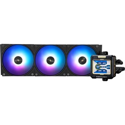 Thermalright FW 360 Negro ARGB Refrigerador de agua para procesador con 3 ventiladores PWM, pantalla LCD de resolución IPS 320 x 240, enfriador de procesador líquido para AMD/Intel PC Refrigerador Aio Thermalright FW 360 Negro ARGB Refrigerador de agua para procesador con 3 ventiladores PWM, pantalla LCD de resolución IPS 320 x 240, enfriador de procesador líquido para AMD/Intel PC Refrigerador Aio