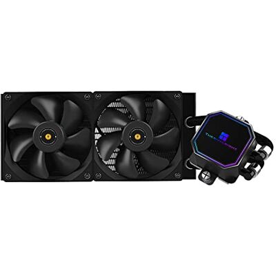 Thermalright Frozen Prism 240 Refrigerador de água para CPU com dois ventiladores PWM, velocidade da bomba de água é de 3300 RPM, para AMD AM4 / AM5, Intel 1150/1155/1200/1366/1700/20XX Thermalright Frozen Prism 240 Refrigerador de água para CPU com dois ventiladores PWM, velocidade da bomba de água é de 3300 RPM, para AMD AM4 / AM5, Intel 1150/1155/1200/1366/1700/20XX