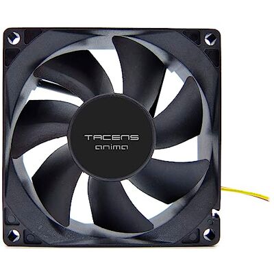 Tacens ANIMA AF8, Ventoinha PC 80 mm, 1800 RPM, rolamentos FLUXUS ultra-silenciosos, 7 pás, cor preta Tacens ANIMA AF8, Ventoinha PC 80 mm, 1800 RPM, rolamentos FLUXUS ultra-silenciosos, 7 pás, cor preta