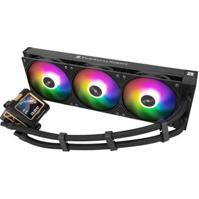 Thermalright TR FW 360 Preto ARGB CPU refrigeração a água, refrigeração 360 AIO, IPS 320 x 240, ecrã LCD com ecrã IPS de 2,4 polegadas, refrigerador líquido para CPU AMD/Intel LGA1851, AM5 Thermalright TR FW 360 Preto ARGB CPU refrigeração a água, refrigeração 360 AIO, IPS 320 x 240, ecrã LCD com ecrã IPS de 2,4 polegadas, refrigerador líquido para CPU AMD/Intel LGA1851, AM5