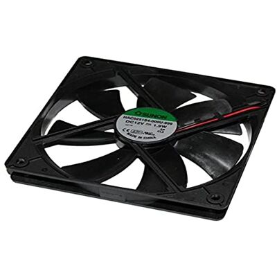 Sunon Ventoinha axial de 12 V, 1,9 W, 120 x 120 x 25 mm, 93,4 m³/h, 30 dB; HAC0251S4-999 Sunon Ventoinha axial de 12 V, 1,9 W, 120 x 120 x 25 mm, 93,4 m³/h, 30 dB; HAC0251S4-999