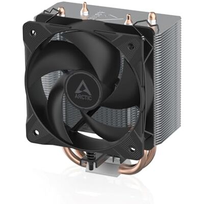 Arctic Freezer 8A Dissipador de CPU compacto para AMD AM5/AM4 Montagem sem saída, ventilador PWM de 100 mm, composto térmico MX-6 pré-aplicado, rolamento de manga hidrodinâmica Arctic Freezer 8A Dissipador de CPU compacto para AMD AM5/AM4 Montagem sem saída, ventilador PWM de 100 mm, composto térmico MX-6 pré-aplicado, rolamento de manga hidrodinâmica