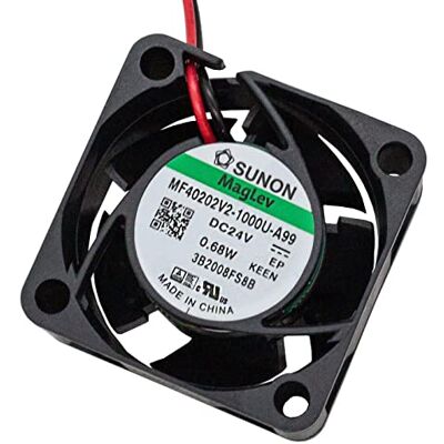 Sunon 24 V, 0,6 W, 40 x 40 x 20 mm, 13 m³/h 21 dBA, MF40202V21000UA99 Sunon 24 V, 0,6 W, 40 x 40 x 20 mm, 13 m³/h 21 dBA, MF40202V21000UA99