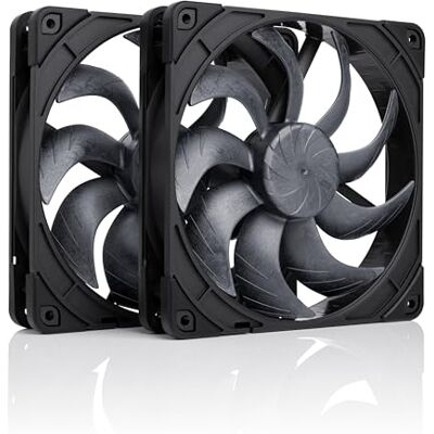 Noctua NF-A14 x 25 G2 PWM Sx2-PP, conjunto de dois ventiladores para aplicações de entrada/saída que funcionam simultaneamente (preto) Noctua NF-A14 x 25 G2 PWM Sx2-PP, conjunto de dois ventiladores para aplicações de entrada/saída que funcionam simultaneamente (preto)