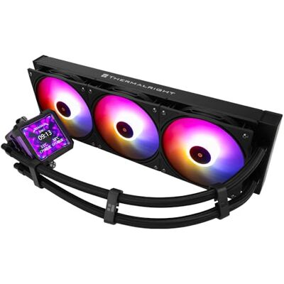 Thermalright TR FW PRO 360 ARGB Black refrigerador de água para CPU com ventilador PWM, 2000 rpm, ecrã magnético IPS LCD de 2,73 polegadas com resolução de 320 x 320, para AM5/Intel 1851/1700 Thermalright TR FW PRO 360 ARGB Black refrigerador de água para CPU com ventilador PWM, 2000 rpm, ecrã magnético IPS LCD de 2,73 polegadas com resolução de 320 x 320, para AM5/Intel 1851/1700