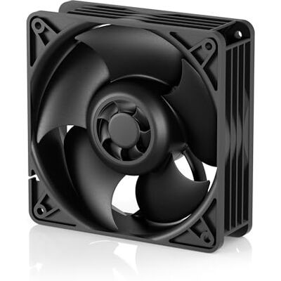Arctic S12038-8K Ventoinha de servidor de 120 x 120 x 38 mm, 800-8000 RPM, regulação PWM, conector de 4 pinos, 12 V CC, especialmente eficiente preto Arctic S12038-8K Ventoinha de servidor de 120 x 120 x 38 mm, 800-8000 RPM, regulação PWM, conector de 4 pinos, 12 V CC, especialmente eficiente preto
