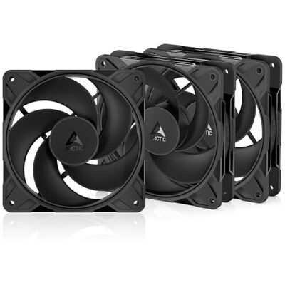Arctic P12 Pro Reverse (3 pacotes) 120 mmVentoinha premium com fluxo de Ventoinha PWM com divisor de cabo em Y, 500-3000 rpm, 0 rpm <5% PWM, rolamento deslizante hidrodinâmico, 4 pinos Arctic P12 Pro Reverse (3 pacotes) 120 mmVentoinha premium com fluxo de Ventoinha PWM com divisor de cabo em Y, 500-3000 rpm, 0 rpm <5% PWM, rolamento deslizante hidrodinâmico, 4 pinos