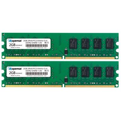D DUOMEIQI 4 GB Kit (2 x 2 GB) DDR2 800 MHz PC2-6400 Unbuffered Non-ECC 1,8 V CL6 2Rx8 Dual Rank 240 Pin UDIMM memória principal módulo de atualização D DUOMEIQI 4 GB Kit (2 x 2 GB) DDR2 800 MHz PC2-6400 Unbuffered Non-ECC 1,8 V CL6 2Rx8 Dual Rank 240 Pin UDIMM memória principal módulo de atualização