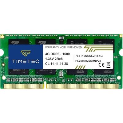 Timetec 4 GB DDR3L/DDR3 1600 MHz PC3L-12800/PC3-12800 Non-ECC Unbuffered 1,35 V/1,5 V CL11 2Rx8 Dual Rank 204 Pin SODIMM Laptop Notebook PC módulo de memória RAM atualizado Ação (4 GB) Timetec 4 GB DDR3L/DDR3 1600 MHz PC3L-12800/PC3-12800 Non-ECC Unbuffered 1,35 V/1,5 V CL11 2Rx8 Dual Rank 204 Pin SODIMM Laptop Notebook PC módulo de memória RAM atualizado Ação (4 GB)