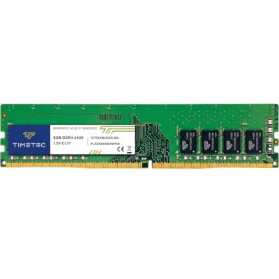 Timetec Memória RAM de 8 GB DDR4 2400 MHz PC4-19200, sem ECC, sem buffer, 1,2 V, CL17, 1Rx8, único, 288 pinos, UDIMM, para computador de mesa (8 GB) Timetec Memória RAM de 8 GB DDR4 2400 MHz PC4-19200, sem ECC, sem buffer, 1,2 V, CL17, 1Rx8, único, 288 pinos, UDIMM, para computador de mesa (8 GB)