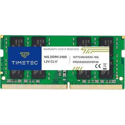 Timetec Premium 16 GB DDR4 2400 MHz (PC4-2400T) PC4-19200 SODIMM – Sem ECC, sem buffer, 260 pinos, 1,2 V CL17, módulo de memória para portáteis, mini PCs e computadores tudo em um. Timetec Premium 16 GB DDR4 2400 MHz (PC4-2400T) PC4-19200 SODIMM – Sem ECC, sem buffer, 260 pinos, 1,2 V CL17, módulo de memória para portáteis, mini PCs e computadores tudo em um.