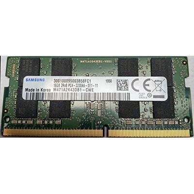 Samsung 16 GB DDR4 3200 MHz PC4-25600 1,2 V 2Rx8 260-Pin SODIMM módulo de memória RAM para computador portátil M471A2K43DB1-CWE Samsung 16 GB DDR4 3200 MHz PC4-25600 1,2 V 2Rx8 260-Pin SODIMM módulo de memória RAM para computador portátil M471A2K43DB1-CWE