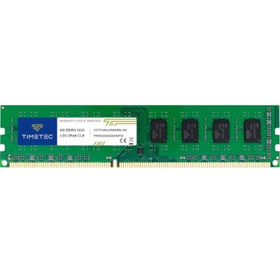 Timetec 8 GB DDR3 1333 MHz PC3-10600 sem ECC sem buffer 1,5 V CL9 2Rx8 Dual Rank 240 Pin UDIMM módulo RAM de memória de computador atualização Timetec 8 GB DDR3 1333 MHz PC3-10600 sem ECC sem buffer 1,5 V CL9 2Rx8 Dual Rank 240 Pin UDIMM módulo RAM de memória de computador atualização