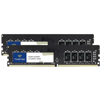 Timetec 32 GB Kit (2 x 16 GB) DDR4 2133 MHz PC4-17000 Non-ECC Unbuffered 1,2 V CL15 2Rx8 Dual Rank 288 Pin UDIMM computador de secretária memória RAM módulo de atualização (kit de 32 GB (2 x 16 GB )) Timetec 32 GB Kit (2 x 16 GB) DDR4 2133 MHz PC4-17000 Non-ECC Unbuffered 1,2 V CL15 2Rx8 Dual Rank 288 Pin UDIMM computador de secretária memória RAM módulo de atualização (kit de 32 GB (2 x 16 GB ))