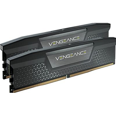Corsair Vengeance DDR5 64 GB (2 x 32 GB) até 5600 MHz Intel RAM Memória de jogos de mesa, compatível com Intel XMP 3.0, CL40, preto, CMK64GX5M2B5600C40 Corsair Vengeance DDR5 64 GB (2 x 32 GB) até 5600 MHz Intel RAM Memória de jogos de mesa, compatível com Intel XMP 3.0, CL40, preto, CMK64GX5M2B5600C40