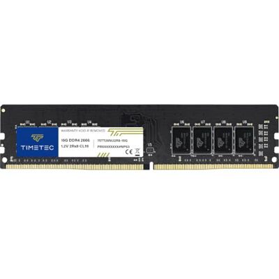 Timetec 16 GB DDR4 2666 MHz PC4-21300 Non-ECC Unbuffered 1,2 V CL19 2Rx8 Dual Rank 288 Pin UDIMM atualização de módulo de memória RAM de secretária (16 GB) Timetec 16 GB DDR4 2666 MHz PC4-21300 Non-ECC Unbuffered 1,2 V CL19 2Rx8 Dual Rank 288 Pin UDIMM atualização de módulo de memória RAM de secretária (16 GB)