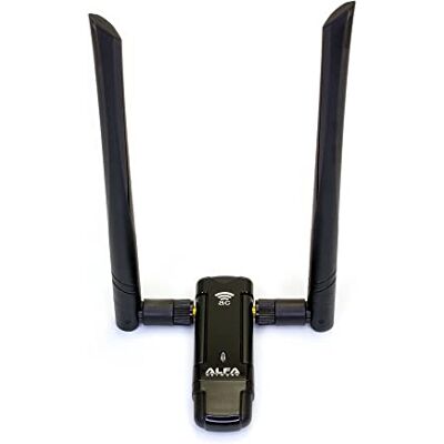 Alfa Network AWUS036AC Adaptador USB, antena de 5 dBi, dupla band, WiFi Alfa Network AWUS036AC Adaptador USB, antena de 5 dBi, dupla band, WiFi