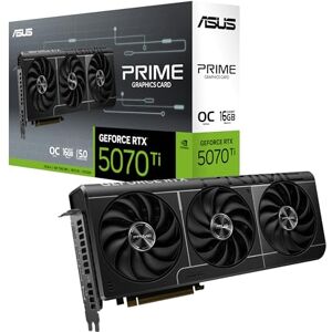 Asus Prime GeForce RTX 5070 Ti 16GB GDDR7 OC Edition placa gráfica compatível com SFF (PCIe 5.0, 16 GB GDDR7, HDMI/DP 2.1, ranhuras de 2,5, ventoinhas Axial-Tech, BIOS duplo) Asus Prime GeForce RTX 5070 Ti 16GB GDDR7 OC Edition placa gráfica compatível com SFF (PCIe 5.0, 16 GB GDDR7, HDMI/DP 2.1, ranhuras de 2,5, ventoinhas Axial-Tech, BIOS duplo)