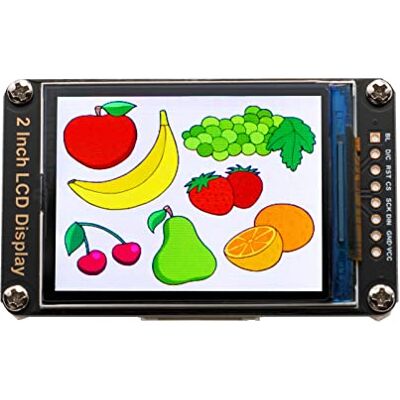 SEENGREAT Módulo de ecrã LCD de 2 polegadas, resolução de 65 K, 65 K, LCD, IPS Screen Built-in ST7789V Driver, Using 4-Wire SPI Interface, compatível com Raspberry Pi SEENGREAT Módulo de ecrã LCD de 2 polegadas, resolução de 65 K, 65 K, LCD, IPS Screen Built-in ST7789V Driver, Using 4-Wire SPI Interface, compatível com Raspberry Pi