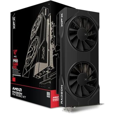 Pine XFX Placa gráfica para jogos Swift AMD Radeon RX 9060 XT OC de 8 GB (RX-96TSW8GBA) Pine XFX Placa gráfica para jogos Swift AMD Radeon RX 9060 XT OC de 8 GB (RX-96TSW8GBA)