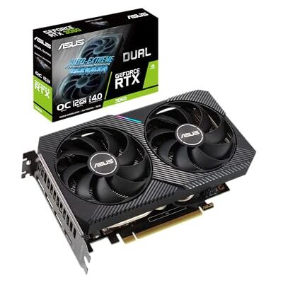 Asus - GeForce RTX 3060 12G DUAL V2 OC Gaming - Graphics Card Asus - GeForce RTX 3060 12G DUAL V2 OC Gaming - Graphics Card