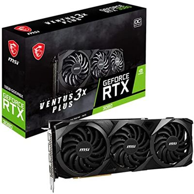 MSI GeForce RTX 3080 Ventus 3X 10G OC LHR NVIDIA 10 GB GDDR6X MSI GeForce RTX 3080 Ventus 3X 10G OC LHR NVIDIA 10 GB GDDR6X