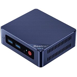 Beelink Mini S12 Mini PC, Intel Alder Lake-N N95 (4C/4T, até 3,4 GHz) 16 GB DDR4 RAM 500 GB M.2 2280 SSD, mini computador de mesa 4K 60Hz HDMI duplo, WiFi5, Bluetooth 4. 2, 2.5 G LAN Beelink Mini S12 Mini PC, Intel Alder Lake-N N95 (4C/4T, até 3,4 GHz) 16 GB DDR4 RAM 500 GB M.2 2280 SSD, mini computador de mesa 4K 60Hz HDMI duplo, WiFi5, Bluetooth 4. 2, 2.5 G LAN