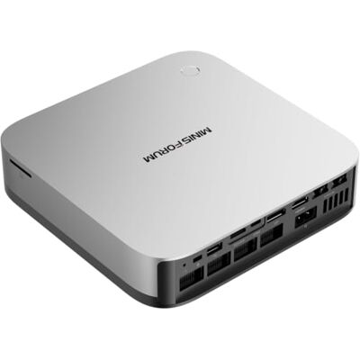 MINISFORUM AI X1 Pro Mini PC, AMD Ryzen AI 9 HX370 (12 núcleos/24 subprocessos, até 5,1 GHz) e AMD Radeon 890M, 32 GB DDR5, 1 TB PCIe 4,0 SSD, HDMI/DP/USB4 x 2, LAN dupla 2,5/W. iFi 7/BT 5.4/Oculink MINISFORUM AI X1 Pro Mini PC, AMD Ryzen AI 9 HX370 (12 núcleos/24 subprocessos, até 5,1 GHz) e AMD Radeon 890M, 32 GB DDR5, 1 TB PCIe 4,0 SSD, HDMI/DP/USB4 x 2, LAN dupla 2,5/W. iFi 7/BT 5.4/Oculink