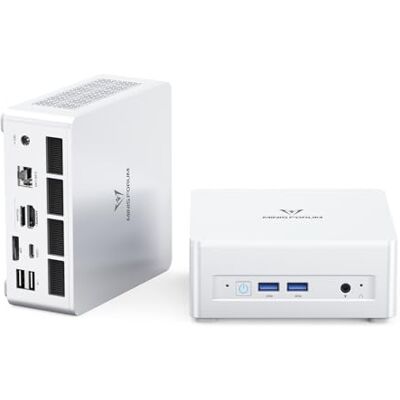 MINISFORUM Mini PC UM880 Plus AMD Ryzen 7 8845HS(8C/16T, até 5,1GHz), Mini Computador 32 GB DDR5 RAM 1TB,Mini Computadora Gaming Radeon 780M, OCuLink, HDMI/DP/USB4, 2.5G RJ45/WiFi 6E/BT5.3 MINISFORUM Mini PC UM880 Plus AMD Ryzen 7 8845HS(8C/16T, até 5,1GHz), Mini Computador 32 GB DDR5 RAM 1TB,Mini Computadora Gaming Radeon 780M, OCuLink, HDMI/DP/USB4, 2.5G RJ45/WiFi 6E/BT5.3