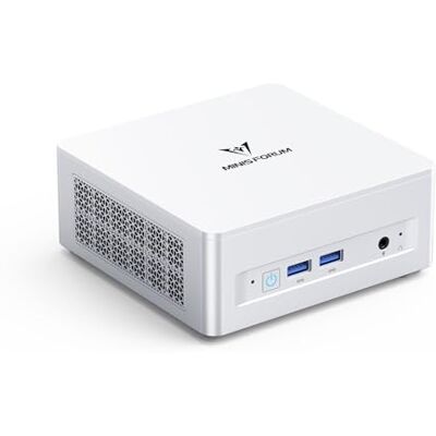 MINISFORUM Mini PC UM880 Plus com AMD Ryzen 7 8845HS (8C/16T, até 5,1 GHz), mini computador Radeon 780M, 32 GB DDR5, 512 GB PCIe4.0 SSD, 5 portas USB, ecrã triplo com HDMI+DP+USB4, W, W. ifi6e MINISFORUM Mini PC UM880 Plus com AMD Ryzen 7 8845HS (8C/16T, até 5,1 GHz), mini computador Radeon 780M, 32 GB DDR5, 512 GB PCIe4.0 SSD, 5 portas USB, ecrã triplo com HDMI+DP+USB4, W, W. ifi6e