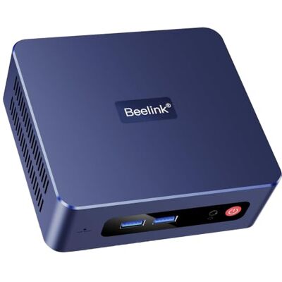 Beelink Mini PC SER3 Mini computador de mesa com AMD Ryzen 5 3500U (4C/8T, até 3,7 GHz), 16 GB SO-DIMM DDR4 256 GB M.2 PCIe3.0x4 SSD, 4K HD/BT 5.0/Wi-Fi 5/1000 0 Mbps G AN/Dual HDMI/Displays duplos Beelink Mini PC SER3 Mini computador de mesa com AMD Ryzen 5 3500U (4C/8T, até 3,7 GHz), 16 GB SO-DIMM DDR4 256 GB M.2 PCIe3.0x4 SSD, 4K HD/BT 5.0/Wi-Fi 5/1000 0 Mbps G AN/Dual HDMI/Displays duplos