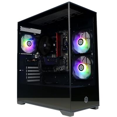 CYBERPOWERPC Wyvern Gaming PC Intel Core i5-12400F, Nvidia RTX 5060 Ti 8GB, 16GB RAM, 1TB NVMe SSD, 650W 80+ PSU, Wi-Fi, Windows 11, Prism Panoramic RGB Preto CYBERPOWERPC Wyvern Gaming PC Intel Core i5-12400F, Nvidia RTX 5060 Ti 8GB, 16GB RAM, 1TB NVMe SSD, 650W 80+ PSU, Wi-Fi, Windows 11, Prism Panoramic RGB Preto
